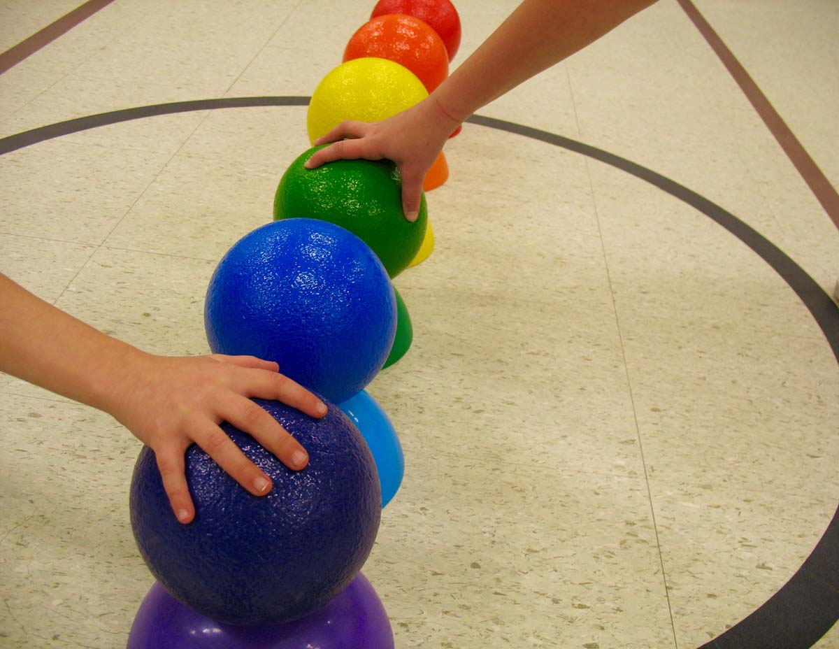Cadeau Bowling zwaar Foam & Gymballen - Bewegingsonderwijs