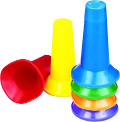 Afbakenkegels 16cm set 6 stuks