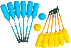 Knotsbal Set XL (12 sticks + 2 ballen)
