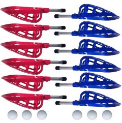 Lacrosse Set Mini Rood/Blauw