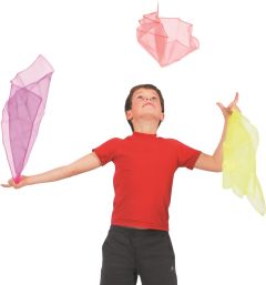 Jongleerdoekjes Set 3st.