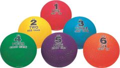 Poly PG Ballen Genummerd Set 6st.