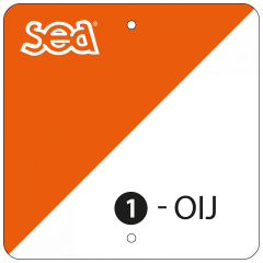 Oriëntatieloop Checkpoint Markers Oranje (set 10 stuks)