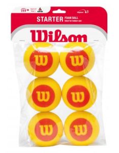 Starter Foam Ballen 9cm  Set 6 stuks