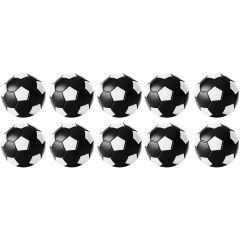 Tafelvoetbal Balletjes Zwart / Wit 10 st.