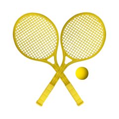 Tennisracket Set Kunststof 