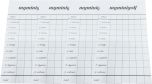 Minigolf Scoreblokken Set (4 x 50 vellen)