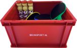 Tafeltennis Schoolset Kunststof + Rubber