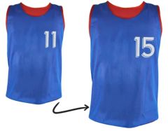 Partijhesjes Reversible Blauw/Rood Set 11-15