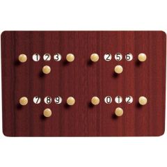 Biljart Scorebord X4