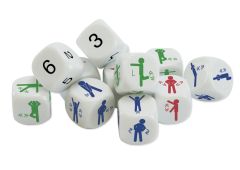 Dobbelstenen Set Beweging 12-delig 