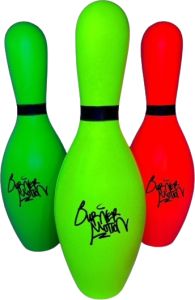 Blacklight Burner Foam Bowling Pin 