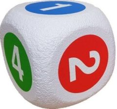 Multi Dobbelsteen Coated Foam 13 cm