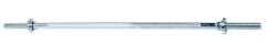 Halterstang 165 cm incl schroefsluiters