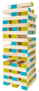 Jenga XL Gekleurd