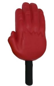Foam Hand Papier