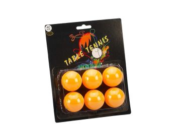 Tafeltennisballen Blister Montana 1 Ster 6st.