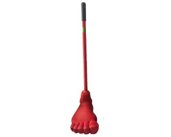 Knotsbal Voetstick Rood