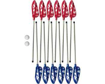 Lacrosse Set Rood/Blauw